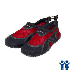 Gul Junior Aqua Beach Shoes - Red / Charcoal