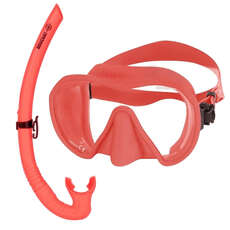 Set Maschera E Boccaglio Beuchat Maxlux S - Corallo