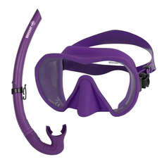 Set Maschera E Boccaglio Beuchat Maxlux S - Viola