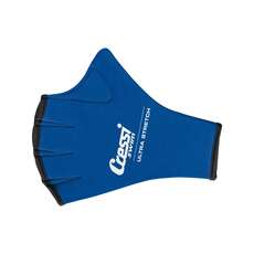 Cressi Webbed Swimming Gloves - Blu