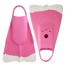 Pinne Dafin Swim / Pinne Bodyboard - Rosa/bianco