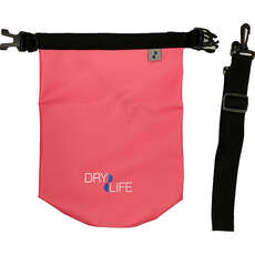Dry Life 5L Dry Bag & Bandoulière - Rose Vif