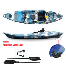Feelfree Nomad Sit On Top Kayak - Navy Camo - Costruito Nel Wheel Feelfree Nomad Sit On Top Kayak - Navy Camo - Costruito Nel Wheel