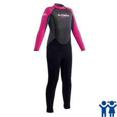 Gul Junior Ragazze G-Force Steamer Muta - Nero / Rosa Intenso