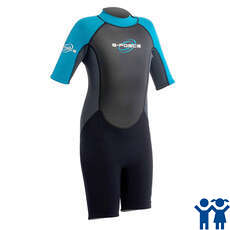 Gul Junior G-Force 3 Millimetri Flatlock Shorty Neoprene - Nero / Zafer Gul Junior G-Force 3 Millimetri Flatlock Shorty Neoprene - Nero / Zafer