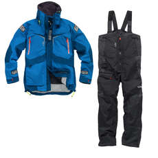 Gill Os23 Jacket & Trouser Sailing Kit Combo - Blu / Grafite