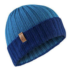 Gill Ampia Rib Knit Beanie - Blu