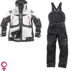Gill Womens Os2 Sailing Kit Combo - Bianco / Grafite Gill Womens Os2 Sailing Kit Combo - Bianco / Grafite