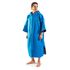 Poncho Fasciatoio Impermeabile Con Cappuccio Gul Evo Robe - Blu / Grigio