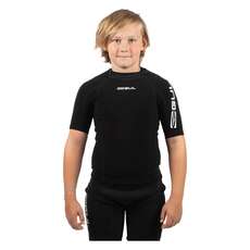 Gul Junior Evotherm Termica Manica Corta Top - Nero