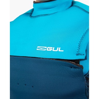 Muta Gul Junior Response 5/4Mm Chestzip Backzip - Blu Navy/Ciano Re1251
