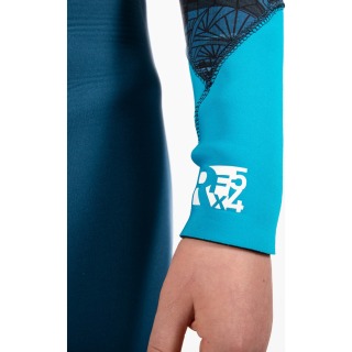 Muta Gul Junior Response 5/4Mm Chestzip Backzip - Blu Navy/Ciano Re1251
