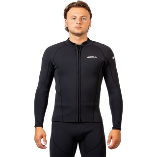Giacca Muta Gul Response 3Mm Frontzip - Nero Re6304