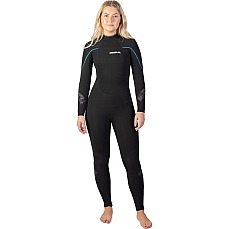 Muta Gul Response Da Donna 4/3Mm Blindstitch Backzip - Nera Re1248 Muta Gul Response Da Donna 4/3Mm Blindstitch Backzip - Nera Re1248