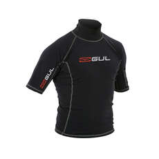 Manica Corta Gul Evotherm Flatlock Junior Rash Vest / Guardie - Nero
