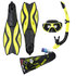 Gul Tarpon Mask / Snorkel / Fin Set - Giallo / Nero