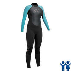 Gul Junior Girls Risposta 3 / 2Mm Muta - Nero / Turq Gul Junior Girls Risposta 3 / 2Mm Muta - Nero / Turq