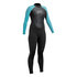 Gul Junior Girls Risposta 3 / 2Mm Muta - Nero / Turq