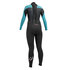 Gul Junior Girls Risposta 3 / 2Mm Muta - Nero / Turq