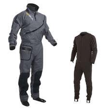 Gul Shadow Halo Zip Drysuit - Undersuit Gratuito