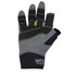 Gul Summer 3 Finger Sailing Gloves - Nero / Giallo