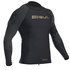Gul Viper Recore Lunghe Mens Manicotto Termico Rash Vest / Guardia - Nero