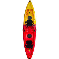 Gul Hawkers Tandem Kayak Sit-On-Top 380Cm - Rosso / Giallo - Gk0010-B5