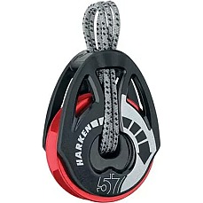 Harken 2160 57mm Carbo Ratchamatic Block - Rosso - Tie On