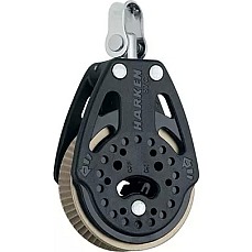Harken 2166 Blocco cricchetto in carbonio da 57 mm - Girevole - Impugnatura 1,5 x