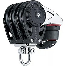 Harken 2617 Blocco Triplo In Carbonio Da 57 Mm - Girella E Tacchetto A Camma