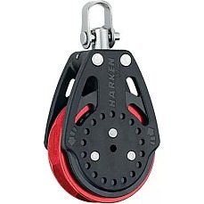 Harken 2625 57mm Carbo Ratchamatic Block - Rosso - Girevole Harken 2625 57mm Carbo Ratchamatic Block - Rosso - Girevole
