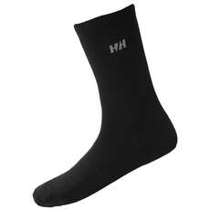 Calzini Di Lana Helly Hansen Everyday - Neri - Confezione Da 2 67481