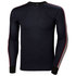 Helly Hansen Hh Lifa Stripe Base Layer Top - Navy