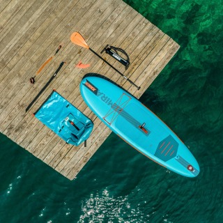 Pacchetto Sup Gonfiabile Jobe Mira 10.0 Paddle Board 2024 - Turchese