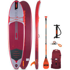 Pacchetto Sup Gonfiabile Jobe Yarra 10.6 Aero Paddle Board - Rosso Pacchetto Sup Gonfiabile Jobe Yarra 10.6 Aero Paddle Board - Rosso