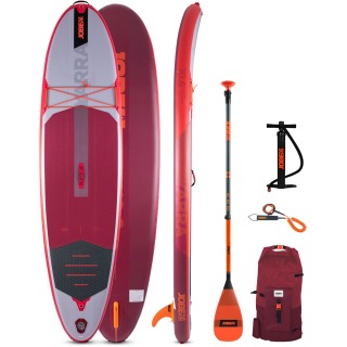 Pacchetto Sup Gonfiabile Jobe Yarra 10.6 Aero Paddle Board - Rosso