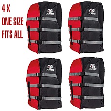 Jobe Universale Giubbotto Salvagente / Ski Impact Vest Pacchetto [4 Gilet]