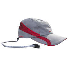 Gul Quick Dry Sailing Cap - Argento / Rosso Gul Quick Dry Sailing Cap - Argento / Rosso