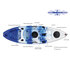 Bluewave Crest Kayak - Bianco Blu