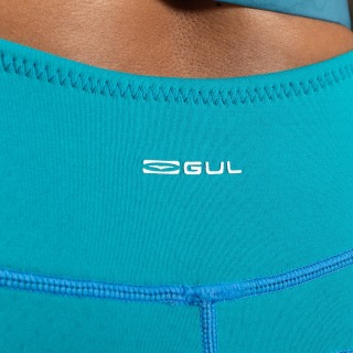 Pantaloni Da Muta In Neoprene Gul Luna7 Da 2 Mm Da Donna - Marbel/Teal La8301