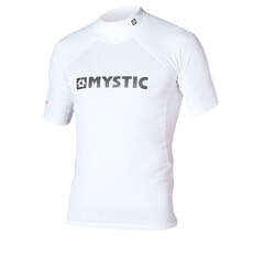 Mystic Stella Kitesurf Ss Rashvest - Bianco Mystic Stella Kitesurf Ss Rashvest - Bianco