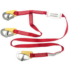 Marine Pool 3 Clip Safety Line Con Indicatore Di Sovraccarico - 2M