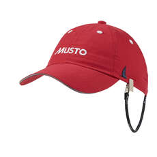 Musto Essential Uv Fast Dry Crew Cap - Vero Rosso