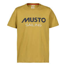 T-Shirt Musto Tee - Or Ambre - 82023