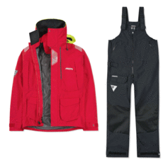 Musto Br2 Giacca Offshore E Pacchetto Pantaloni - Rosso / Nero Musto Br2 Giacca Offshore E Pacchetto Pantaloni - Rosso / Nero