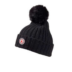 Musto Fur Berretto Con Pompon - Nero Musto Fur Berretto Con Pompon - Nero