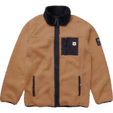 Mystic Dts Zip-Thru Teddy Fleece - Marrone Ardesia