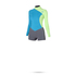 Mystic Womens Diva 3 / 2Mm Gbs Longarm Bz Super Shorty - Teal