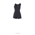 Womens Mystic Diva 2/2 Millimetri Short John Muta - Nero