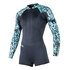 Mystic Womens Diva 3 / 2Mm Longarm Front-Zip Shorty - Grigio